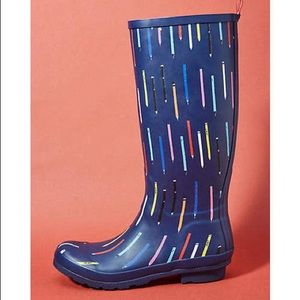 Anthropologie Colloquial Rain Boots